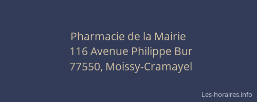 Pharmacie de la Mairie