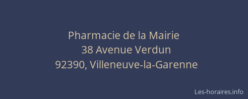 Pharmacie de la Mairie