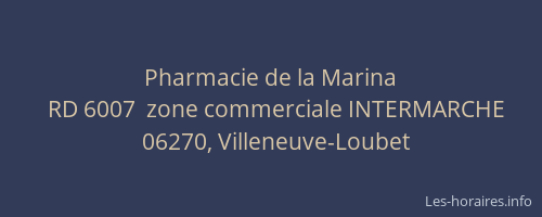 Pharmacie de la Marina