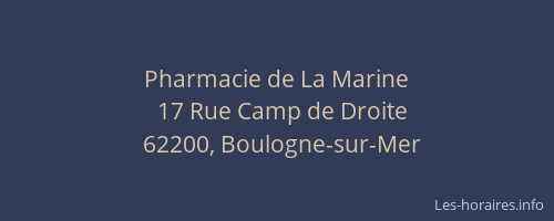 Pharmacie de La Marine