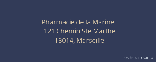 Pharmacie de la Marine