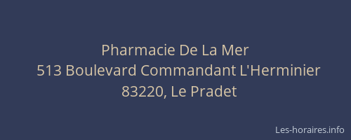 Pharmacie De La Mer