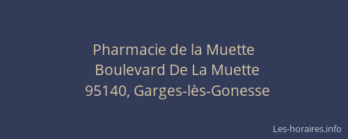 Pharmacie de la Muette