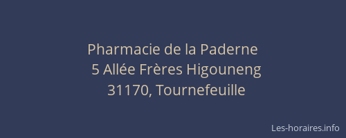Pharmacie de la Paderne