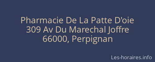 Pharmacie De La Patte D'oie