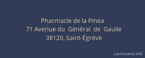 Pharmacie de la Pinea