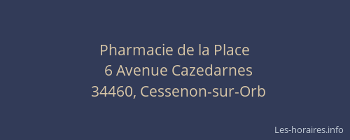 Pharmacie de la Place