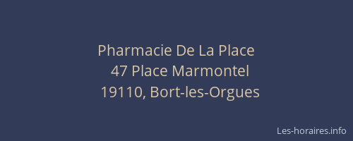 Pharmacie De La Place