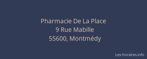 Pharmacie De La Place