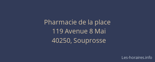 Pharmacie de la place