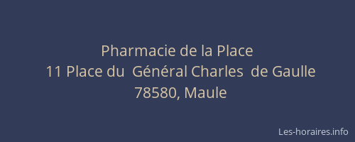 Pharmacie de la Place