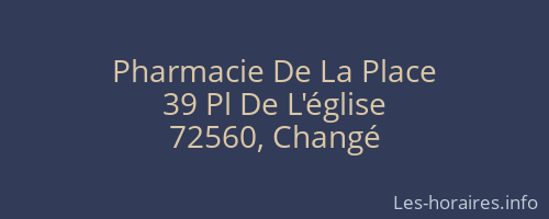 Pharmacie De La Place