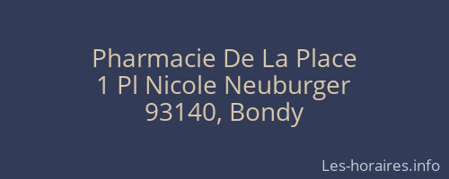 Pharmacie De La Place