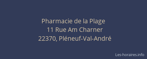 Pharmacie de la Plage