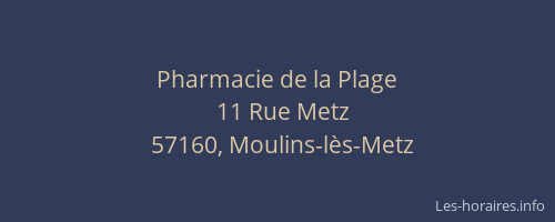 Pharmacie de la Plage
