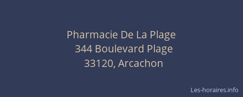 Pharmacie De La Plage