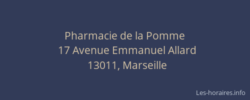 Pharmacie de la Pomme