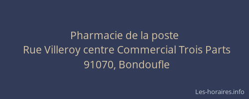 Pharmacie de la poste