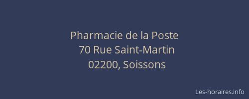 Pharmacie de la Poste