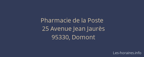 Pharmacie de la Poste