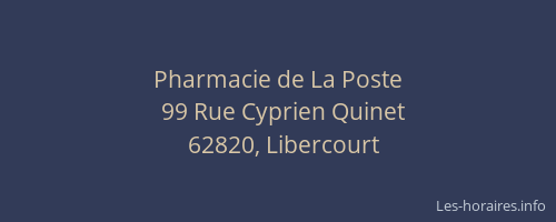 Pharmacie de La Poste