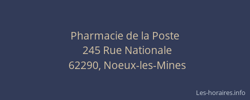 Pharmacie de la Poste