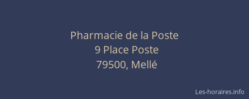 Pharmacie de la Poste