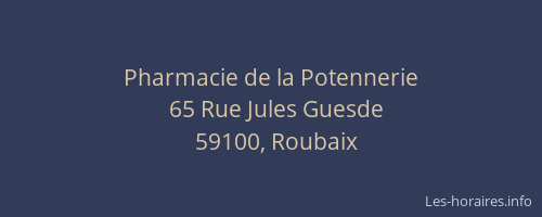 Pharmacie de la Potennerie