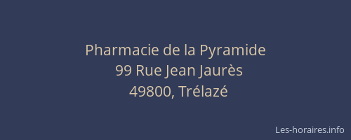 Pharmacie de la Pyramide
