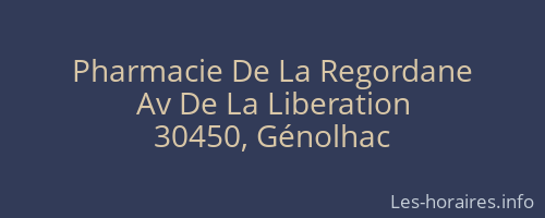 Pharmacie De La Regordane