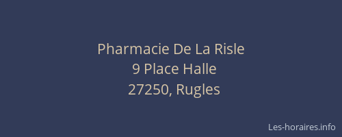 Pharmacie De La Risle