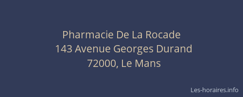 Pharmacie De La Rocade