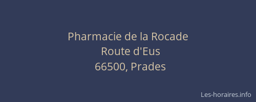 Pharmacie de la Rocade