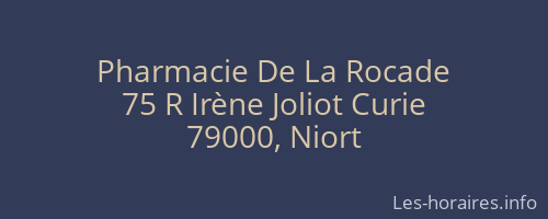 Pharmacie De La Rocade