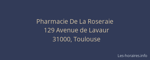 Pharmacie De La Roseraie