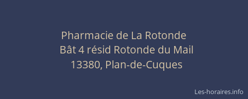 Pharmacie de La Rotonde