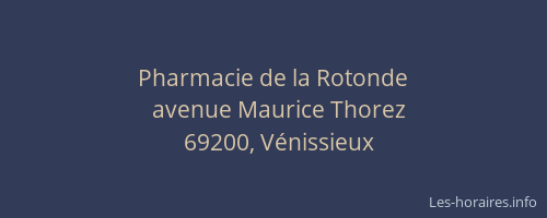 Pharmacie de la Rotonde