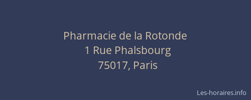 Pharmacie de la Rotonde