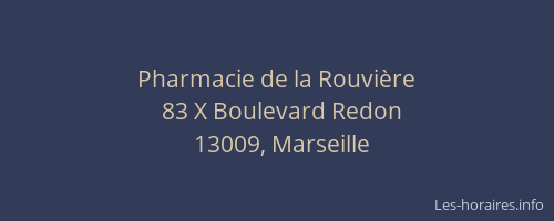 Pharmacie de la Rouvière