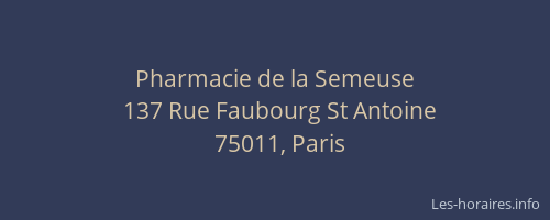 Pharmacie de la Semeuse