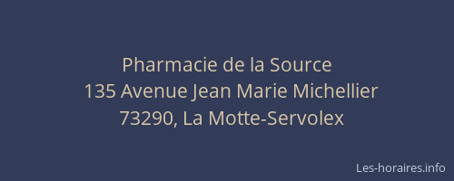Pharmacie de la Source