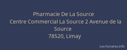 Pharmacie De La Source