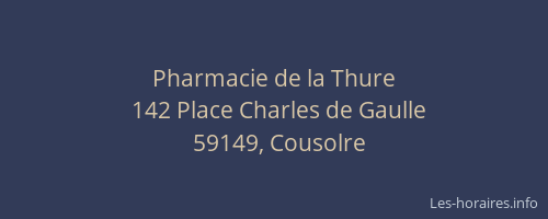 Pharmacie de la Thure