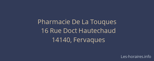Pharmacie De La Touques