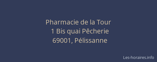 Pharmacie de la Tour