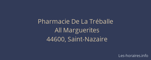 Pharmacie De La Tréballe