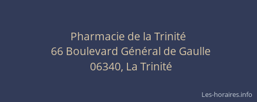 Pharmacie de la Trinité