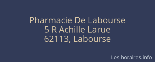 Pharmacie De Labourse