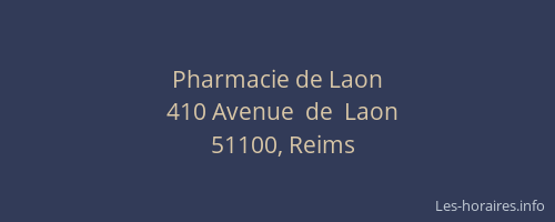 Pharmacie de Laon