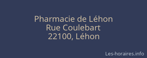 Pharmacie de Léhon